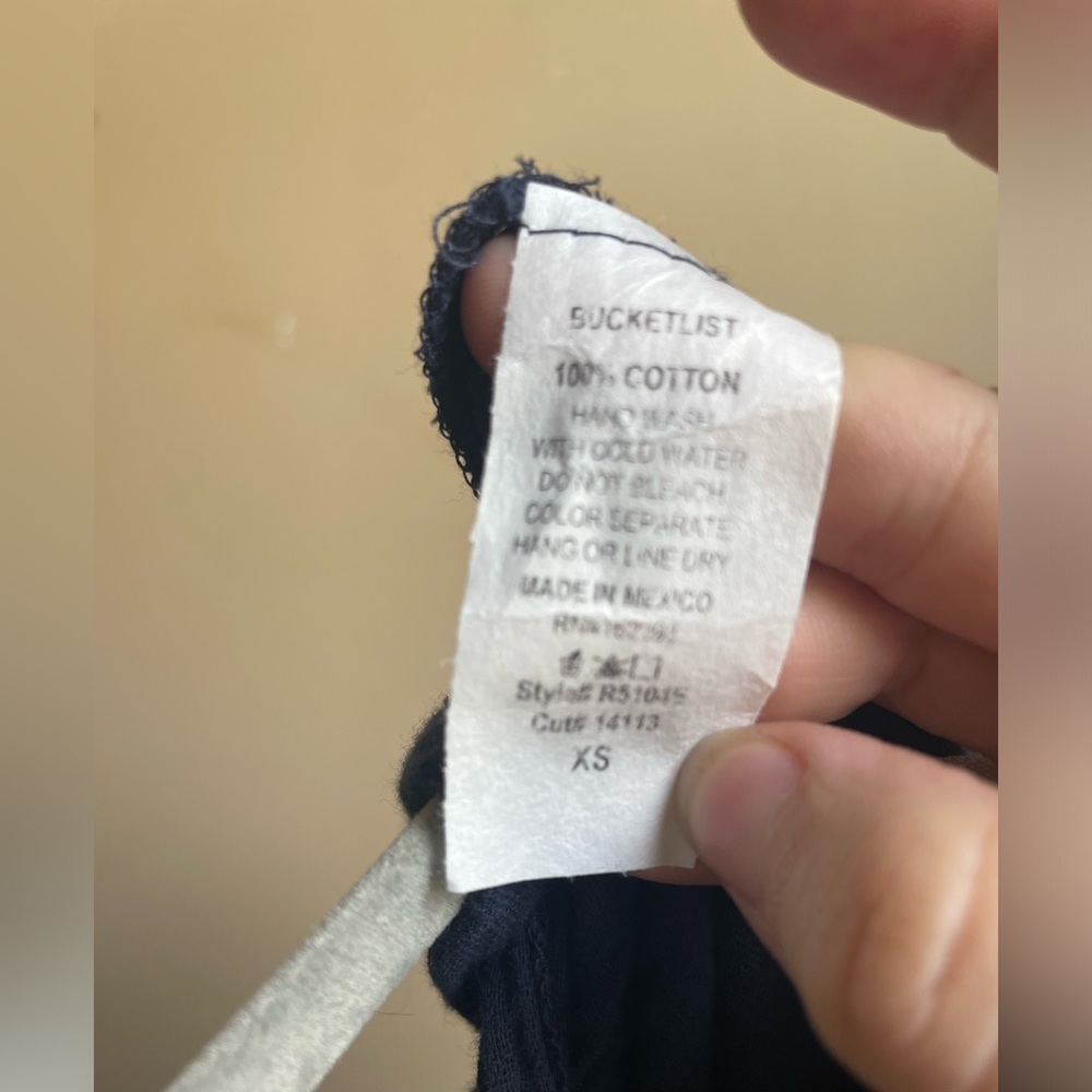 Bucket List Adjustable Romper Jumpsuit Size Xs Ov… - image 5